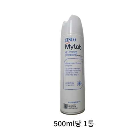 세스코 마이랩 모기 에어로솔 워터베이스 무향, 1개, 500ml