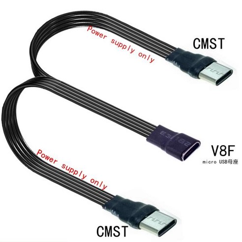 듀얼 마이크로 C타입 USB 데이터 케이블 2 인 1 충전 휴대폰용 20cm 50cm, 06 브라운_03 0.8 메터 마이크로카피