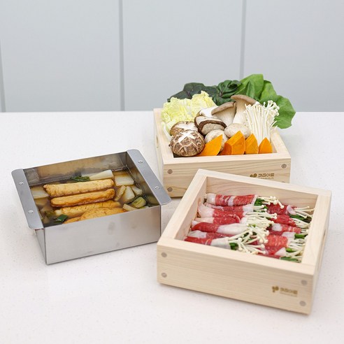 향긋한 편백 향으로 맛과 건강을 더하는 키친아트 편백나무 2단 찜기