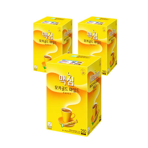 맥심 모카골드 250T, 250개, 3박스
