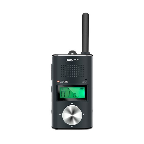 잘텍 JX-220 생활용무전기 블랙 1대세트, 1개