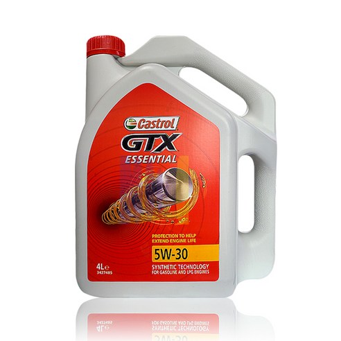 캐스트롤 CASTROL GTX 에센셜 5W-30 4L 합성엔진오일, 캐스트롤 GTX 에센셜 5W-30_4L, 1개