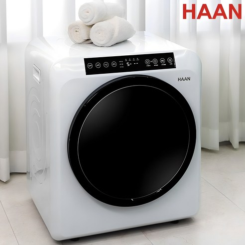 한경희 UV살균 미니건조기 5kg 빨래 원룸 의류 건조기 화이트, 색상:화이트