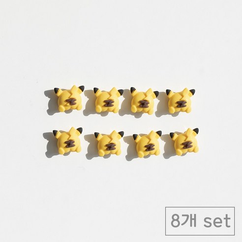 84x84 인테리어 냉장고 자석 마그넷, 피카츄엉덩이8p