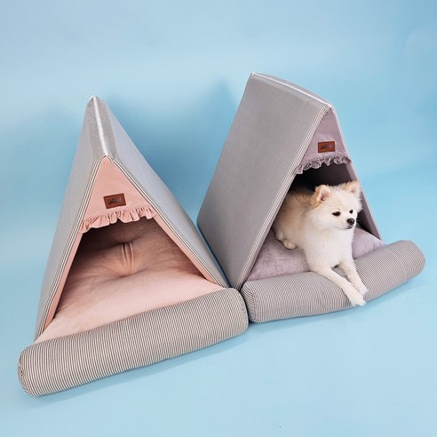 고급스러운 디자인과 안락한 휴식 공간을 제공하는 디알엠 강아지집 고양이 애견 텐트 하우스