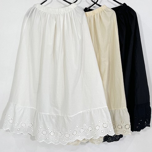 섬세한 레이스로 완성하는 특별한 스타일, 아이보리앤코 봉봉 레이스 속치마