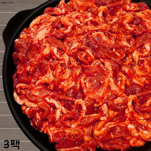 [팜스제임] 오리고기 오리주물럭 오리 주물럭 불고기 슬라이스 무항생제 인증 (냉장), 1kg, 3개