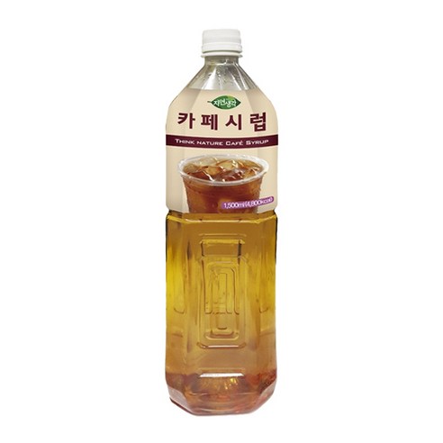 자연생각 카페시럽 1.5L 커피시럽, 1개