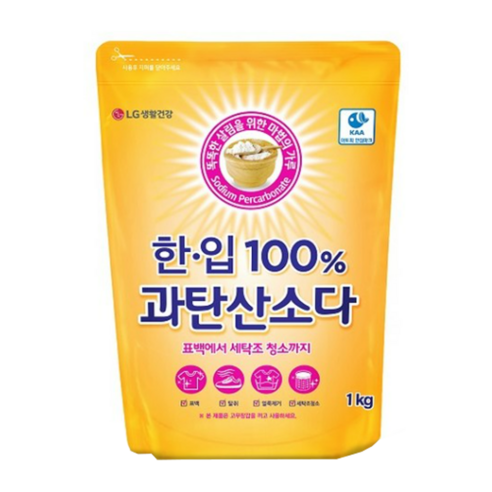 한입 100% 과탄산소다 리필형, 2개, 1kg