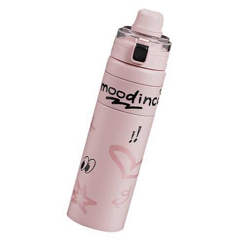 RELEA 대용량 스테인리스 스틸 보온 보냉병, 1개, 핑크, 960ml