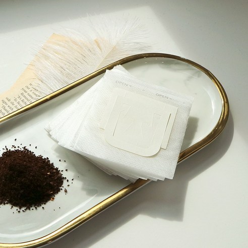 깨끗하고 지속 가능한 커피 즐거움을 위한 에코그린피 커피 드립백 필터