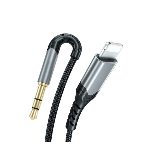 type-c 3.5mm USB 케이블 AUX 차량용 HIFI 오디오 잭 어댑터, 1미터, 애플 ~ 3.5mm