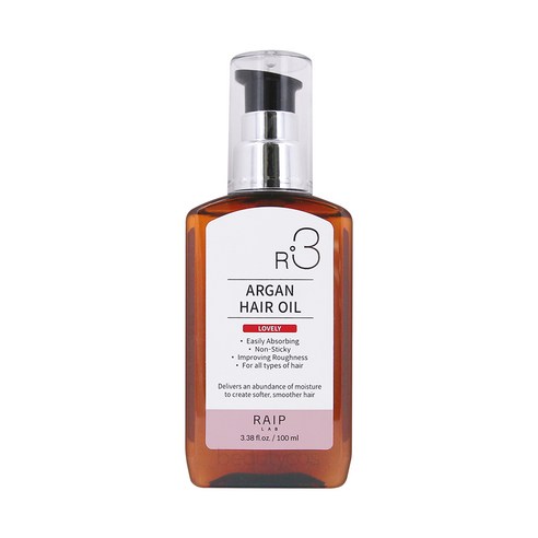 라입 R3 아르간 헤어오일 러블리, 100ml, 1개