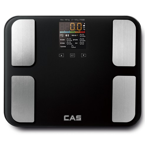 카스 스마트 블루투스 체지방 측정기 체중계, 블랙, BFA-S8