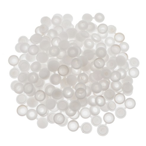 태핑 나사 구멍 덮개 가구 장식 500Pack, 화이트, 12MM, 플라스틱