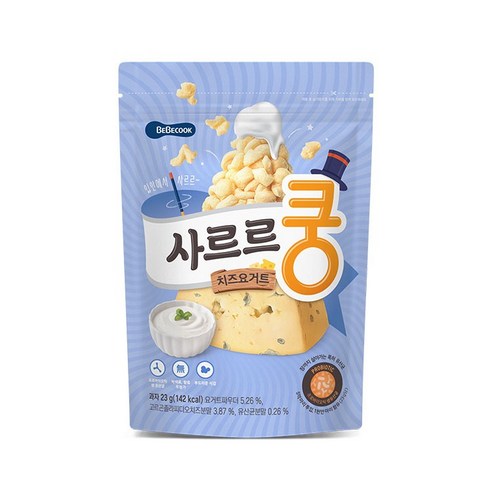 사르르쿵 과자 23g, 치즈요거트, 10개