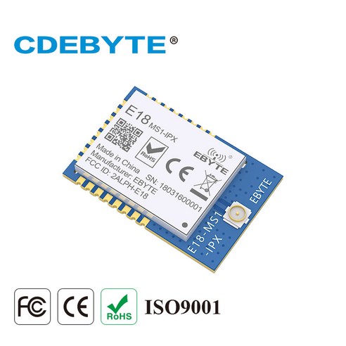 CC2530 지그비 모듈CDEBYTE E18MS1IPX IPEX 8051 MCU 메쉬 네트워크 라우터터미널 조정기무선 트랜시버2.4GHz