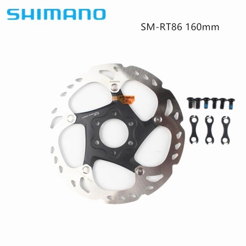 자전거 브레이크 패드 교체용 shimano xt sm-rt86 slx sm-rt76 6, rt86 1개 203mm