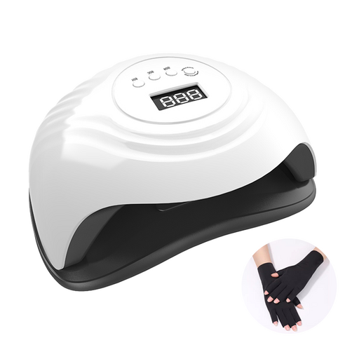 Cedcer UV led 고출력 젤네일 램프 + 자외선차단 네일 장갑, 1개, 흰색 다이소uv Cedcer UV led 고출력 젤네일 램프 + 자외선차단 네일 장갑, 1개, 흰색 다이소uv