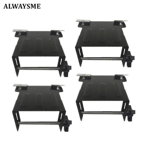 차량루프랙레일 자동차루프브라켓 alwaysme car 루프 랙 바스켓 u-bolt 피팅, 4pcs 입 10cm