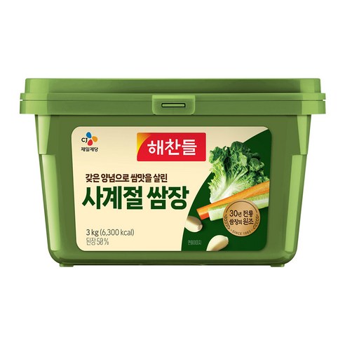 해찬들 사계절 쌈장, 3kg, 1개