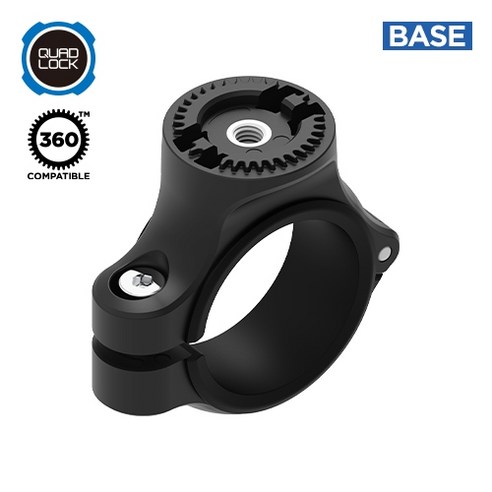 쿼드락 360 Base - Bar Clamp Medium(20/100) 스마트폰 자전거 거치대, 1개