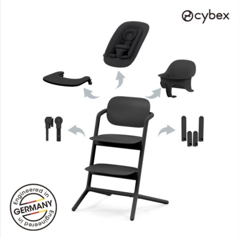 싸이벡스 레모 하이체어 4in1: 신생아부터 쭉, 안전하고 예쁜 우리 아기 첫 식탁