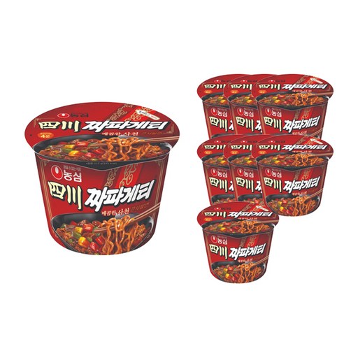 농심 사천짜파게티 큰사발 115g 8개
