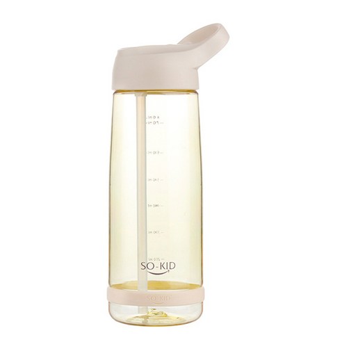 프렐러고 스포츠 물병 550ML/850ML/1000ML 휴대 헬스 빨대 물통, 옐로우 850ML, 850ml