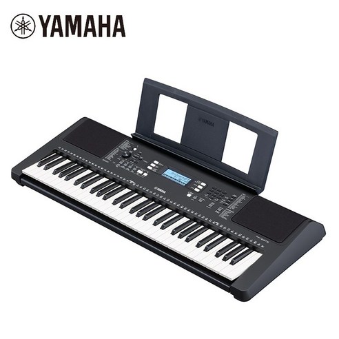 YAMAHA 야마하 PSR-E373 PSR 시리즈 전자 오르간, 검은 색
