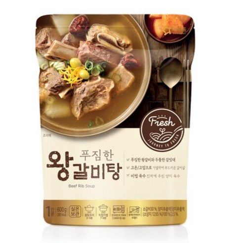 아워홈 왕갈비탕 600g, 80개