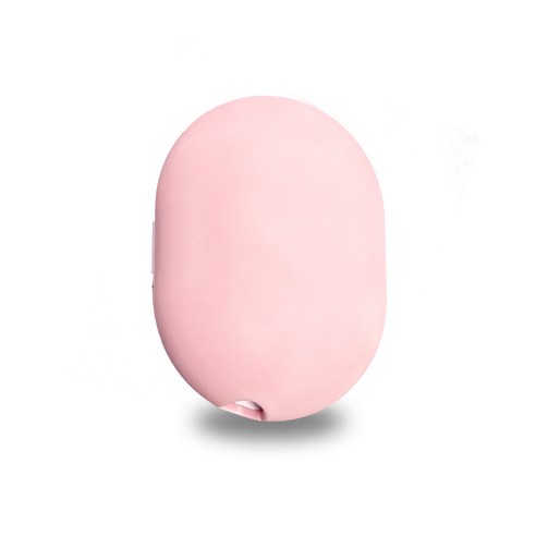 르웨이 가정용 휴대용 조약돌 UV-C LED 자외선 칫솔 살균기 소독기, 핑크