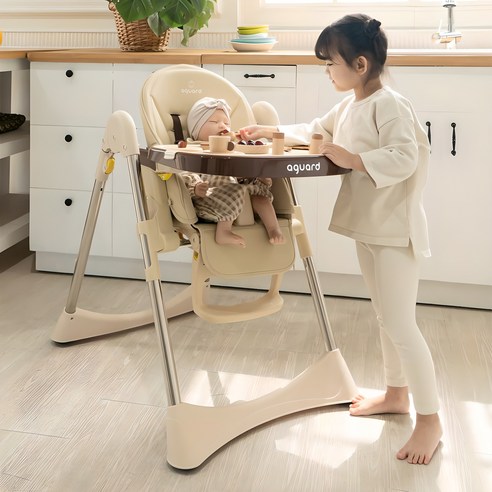 우리 아이 식사 시간을 특별하게, 아가드 아이슬라이드 유아식탁의자 하이체어 리뷰 킨즈뉴본하이체어