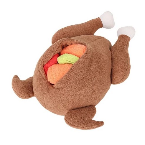휴비나인 스너플 애기강아지 봉제 장난감 대화형 퍼즐 피더 훈련용 동물 활동 치료 게임 – 애완견용 Dog Toy Huoji, 1개 애견동반호텔