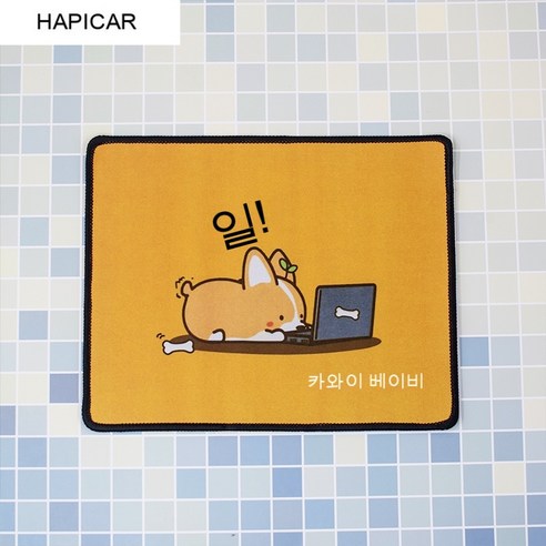 YJQ 귀여운 마우스 패드 Comtuper 데스크 매트 대형 XXL Mousepad Kawaii 게임 Accessoroes 노트북 게이머 키보드 MacBook 방수 Maus 매트, 210x260x2mm