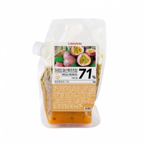 까로망 패션후르츠청 1kg X 2개 세트
