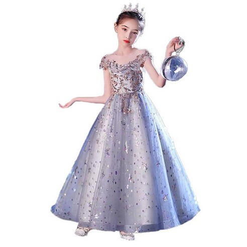 셀럽당 주니어 생일 드레스 프린세스 스커트 피아노 콩쿠르 스커트 공연복 인형 콩쿠르복