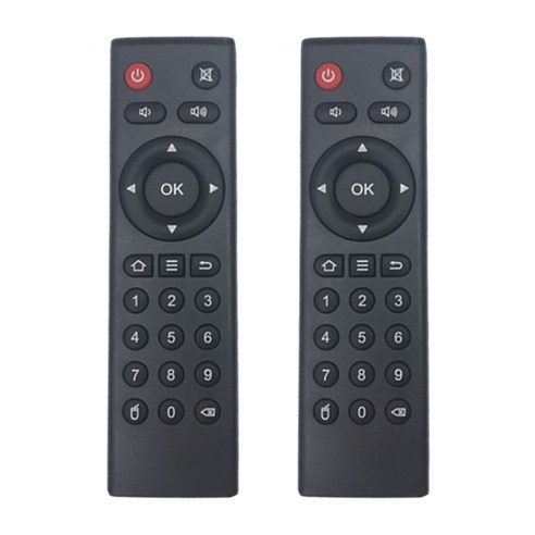 노 브랜드 2Pcs 원격 제어 TX6/TX8/TX5/TX9Pro/TX3 최대 교체용 지능형 Android TV 상자 제어, TV 원격 제어