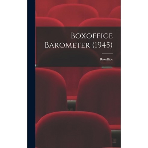 (영문도서) Boxoffice Barometer (1945) Hardcover, Hassell Street Press, English, 9781014055736