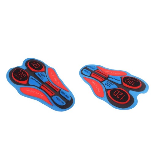 2pcs 3D 사이클링 반바지 패드 바지 쿠션 자전거 수호자 액세서리