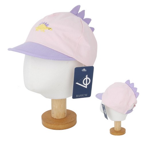 베이직엠 아동용(1~3세)(4~6세) 사계절 야구모자 볼캡 얌체 다이노 (48cm 52cm)