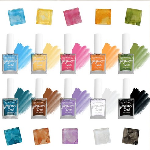 집에서 느끼는 네일샵 퀄리티! 요거트젤 파자마 잉크젤 컬러폴리쉬 솔직 후기 잉크젤