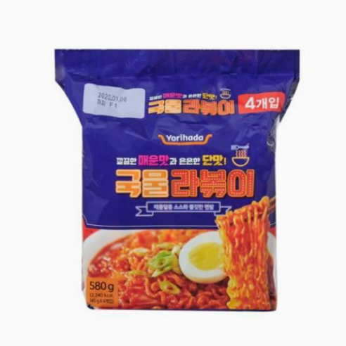 요리하다 국물라볶이(4입)X2, 24개, 580g