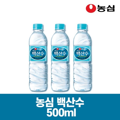 농심 백산수, 500ml, 20개
