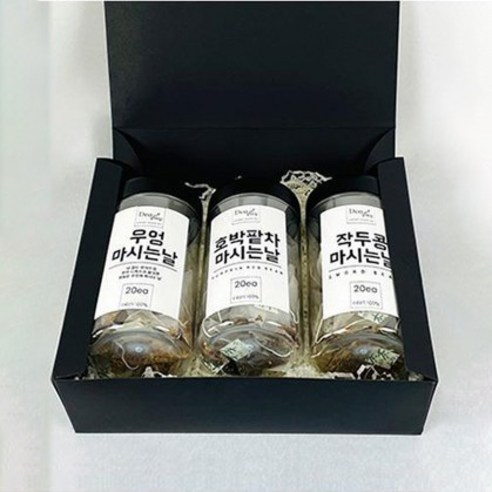 20T 3종 선물 set (우엉차+호박팥차+작두콩차), 20T 3종 세트_블랙BOX