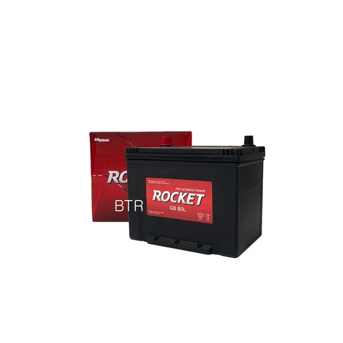 로케트 GB80L 자동차 배터리 / 새 제품 / 정품 / 아반떼, 쏘나타, 그랜져 등 호환 / 공구O+동일 용량 / 1개 자동차배터리교체