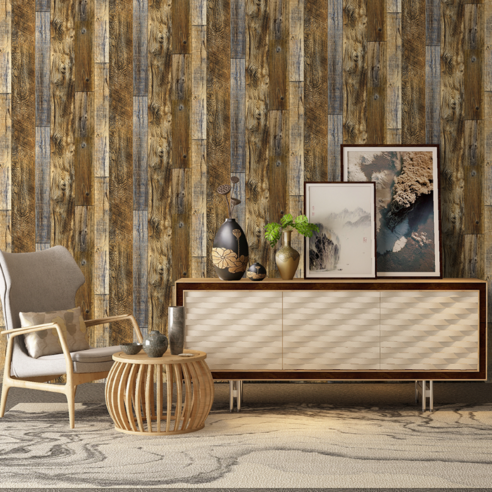 Industrial style wallpaper decorative thickened wall stickers, 920482 (두껍게)