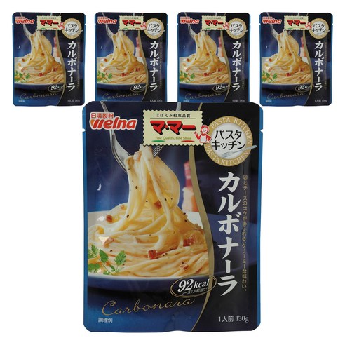 닛신 웰나 마마 파스타 키친 까르보나라맛, 130g, 5개