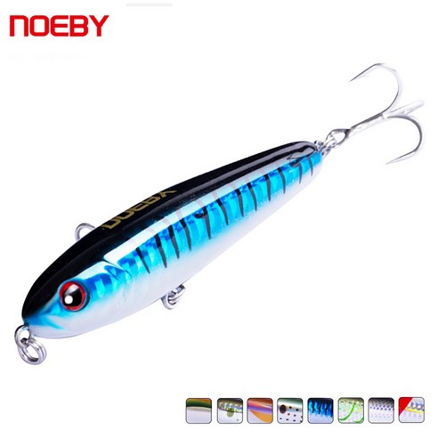NOEBY Fishing Tackle 75mm 28g Sinking Pencil Lure Fishing Wobblers Artificial Baits NBL9165, 005