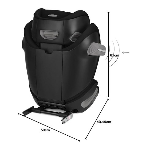 싸이벡스 골드 S2 i-Fix 카시트 문블랙, 안전하고 편안한 육아 필수템